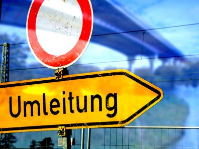 Complete closure of Sudfeldstraße in Hagen